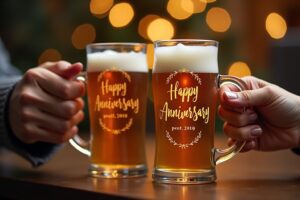 Personalisierte Biergeschenke zum Jubiläum